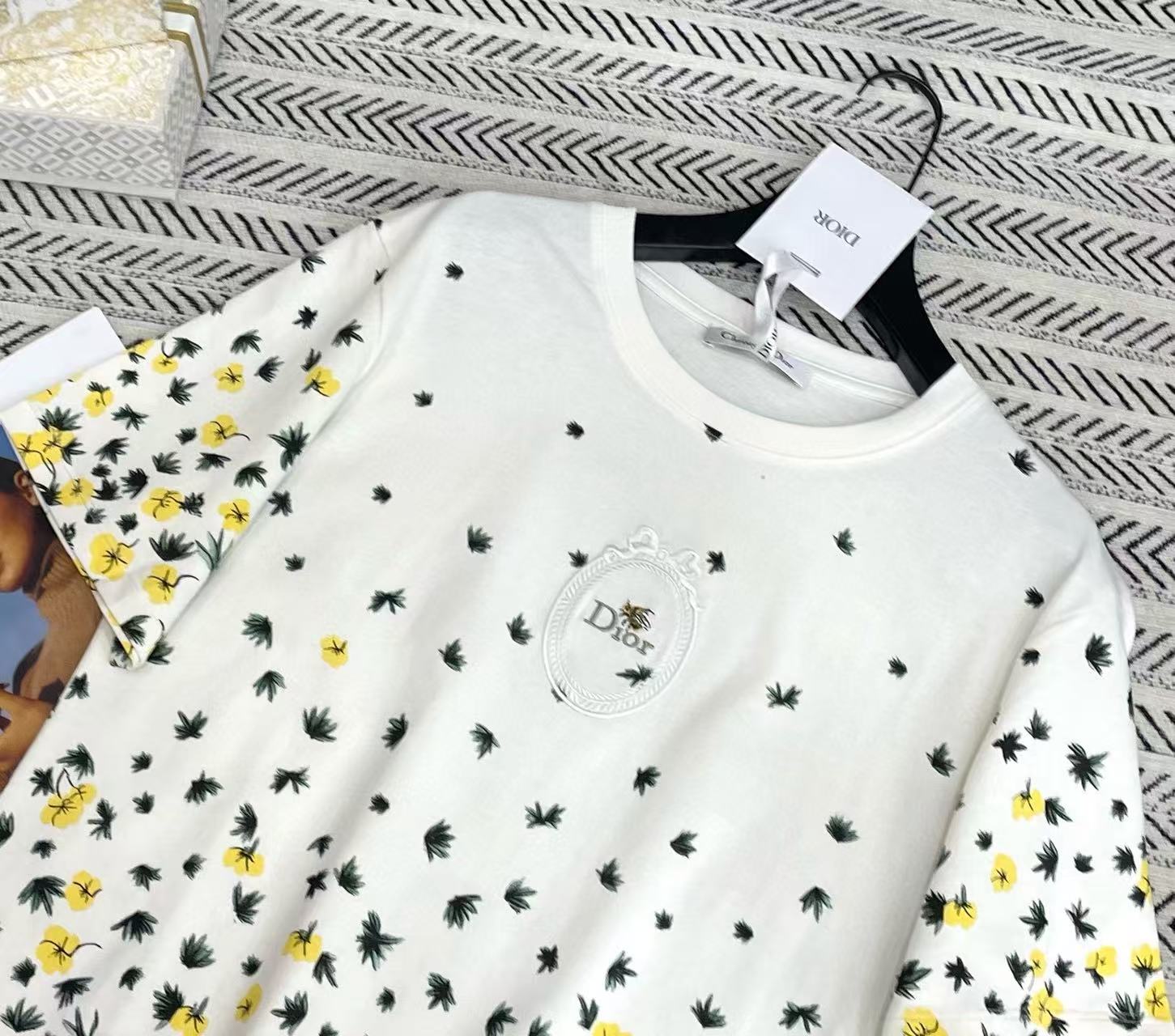 DIOR ボウ＆ビー Tシャツ【50％割引+送料無料】