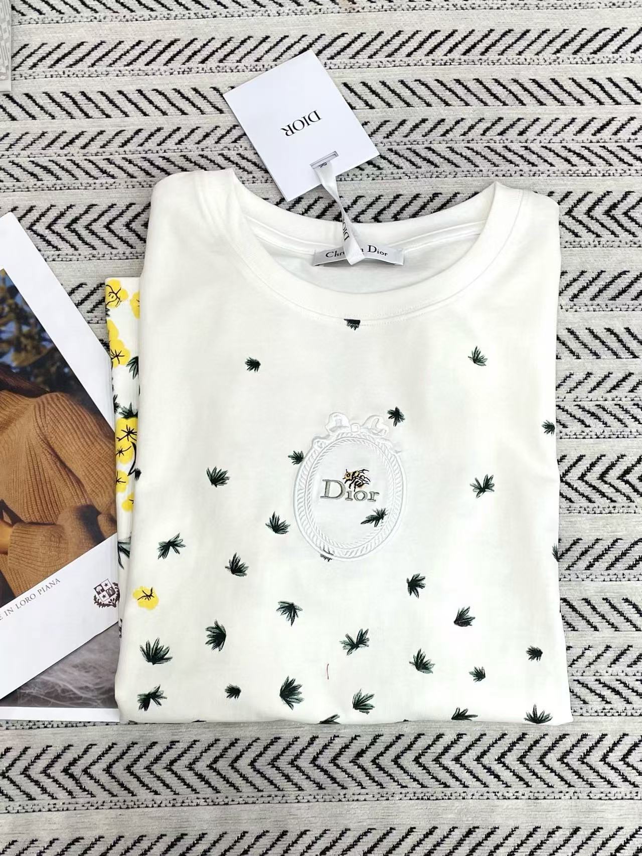 DIOR ボウ＆ビー Tシャツ【50％割引+送料無料】