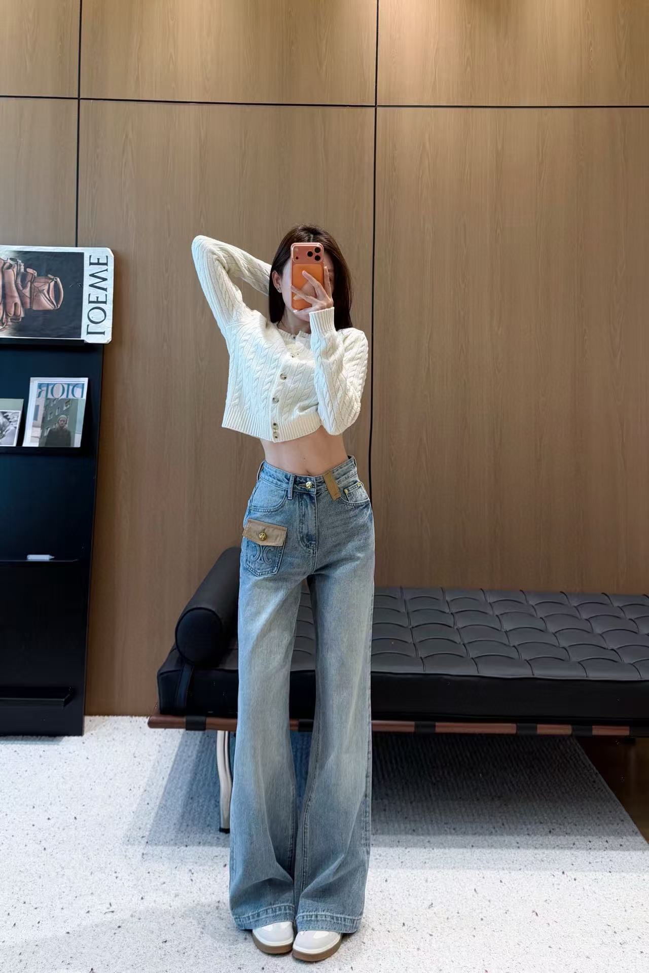 CEL1NE 凱旋門ポケット ジーンズ【50％割引+送料無料】