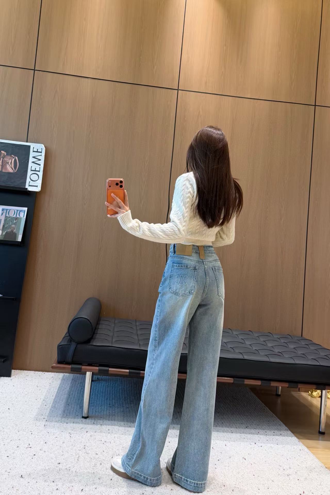 CEL1NE 凱旋門ポケット ジーンズ【50％割引+送料無料】