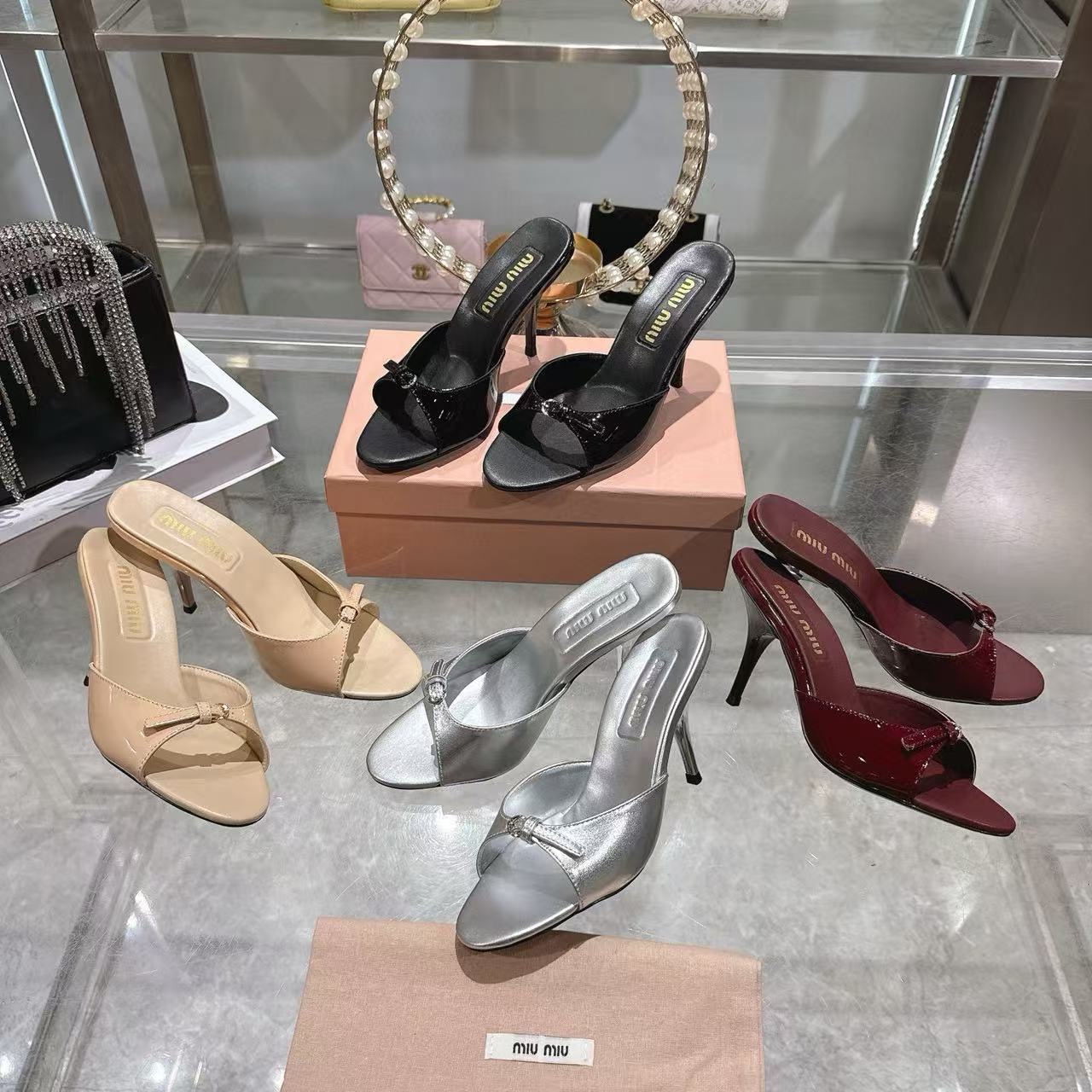 M1UM1U 高品質ミニマリストハイヒールスリッパ【50％割引+送料無料】