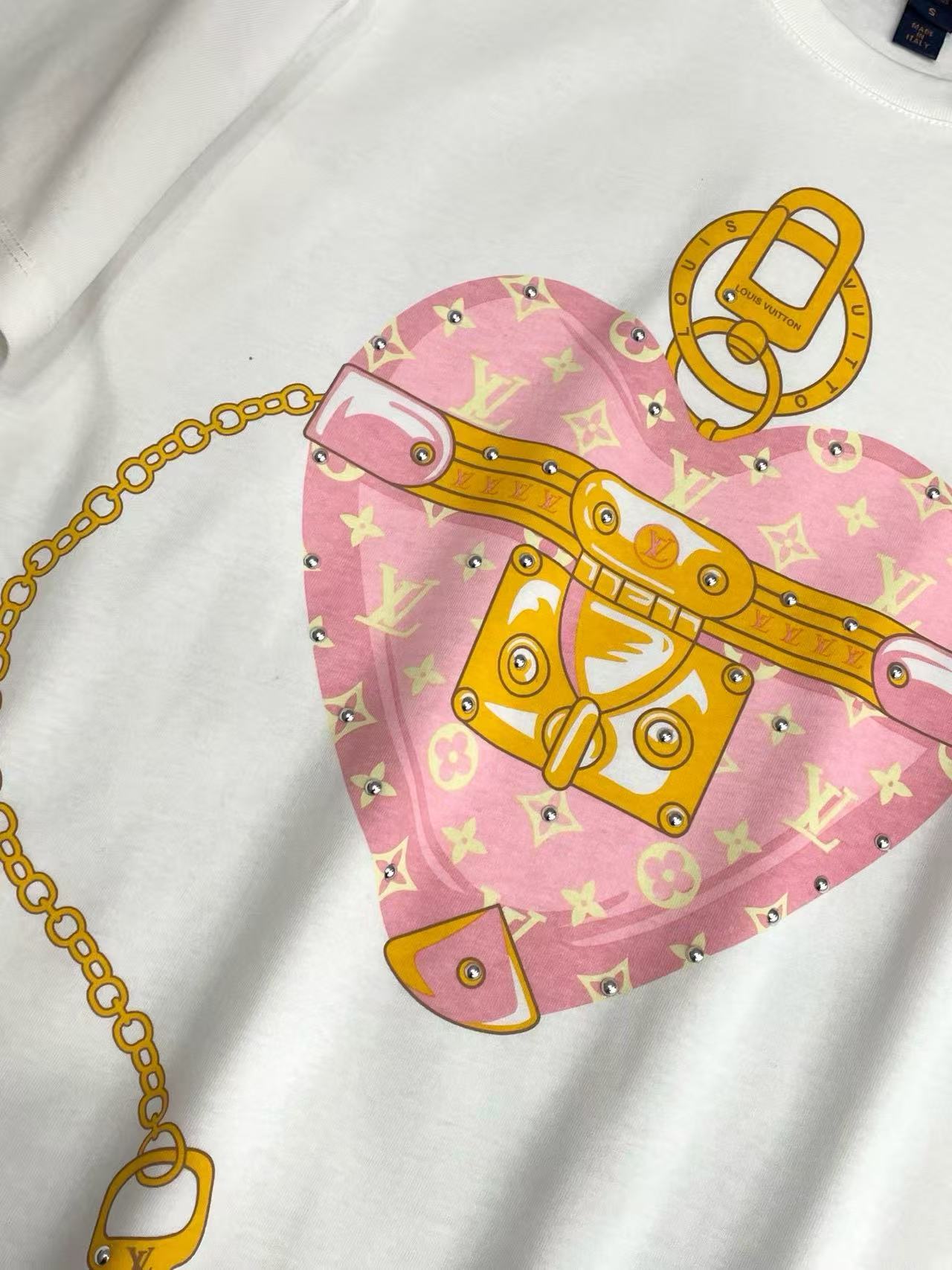 LV ハートキー Tシャツ【50％割引+送料無料】