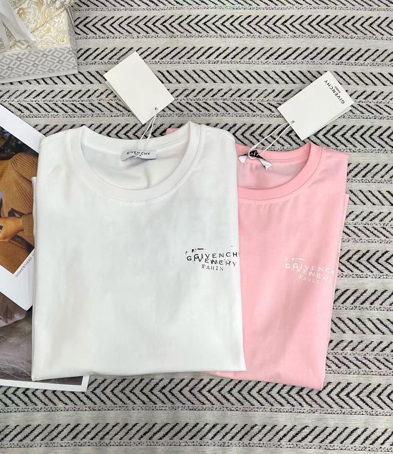 G1VENCHY シンプルレターTシャツ【50％割引+送料無料】