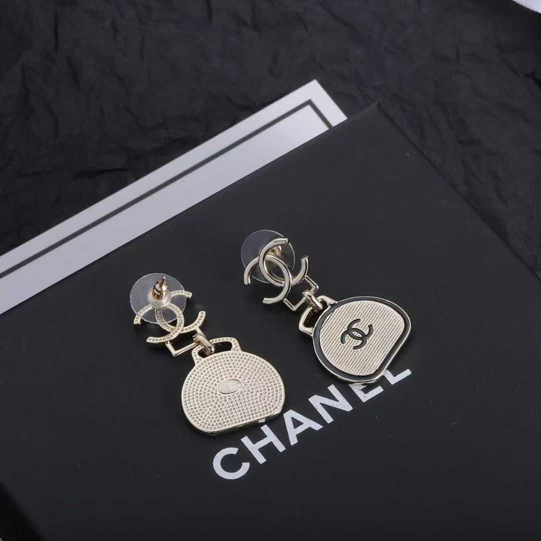 CHANE1 ダブルCフーピアス【50％割引+送料無料】