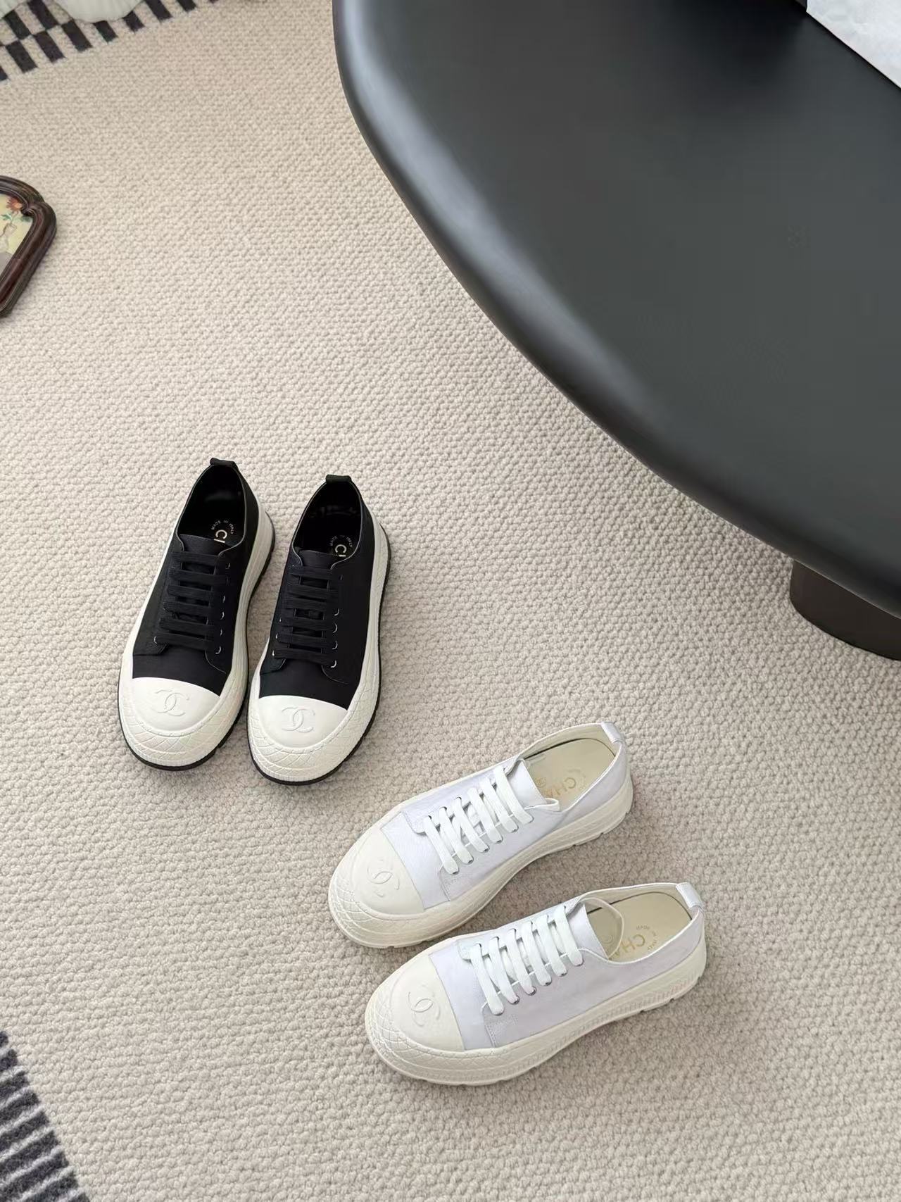 CHANE1 高品質ダブルC厚底カジュアルシューズ【50％割引+送料無料】