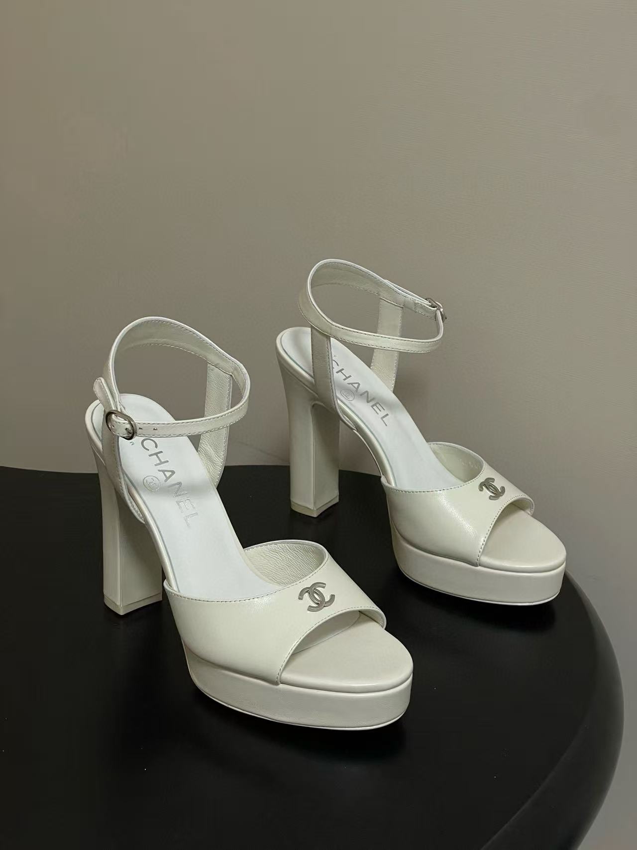 CHANE1 高品質ダブルCラムスキンハイヒール【50％割引+送料無料】