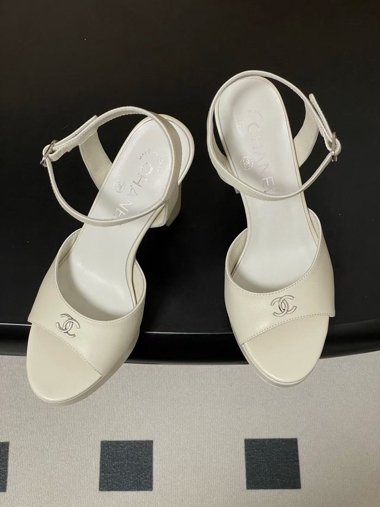 CHANE1 高品質ダブルCラムスキンハイヒール【50％割引+送料無料】