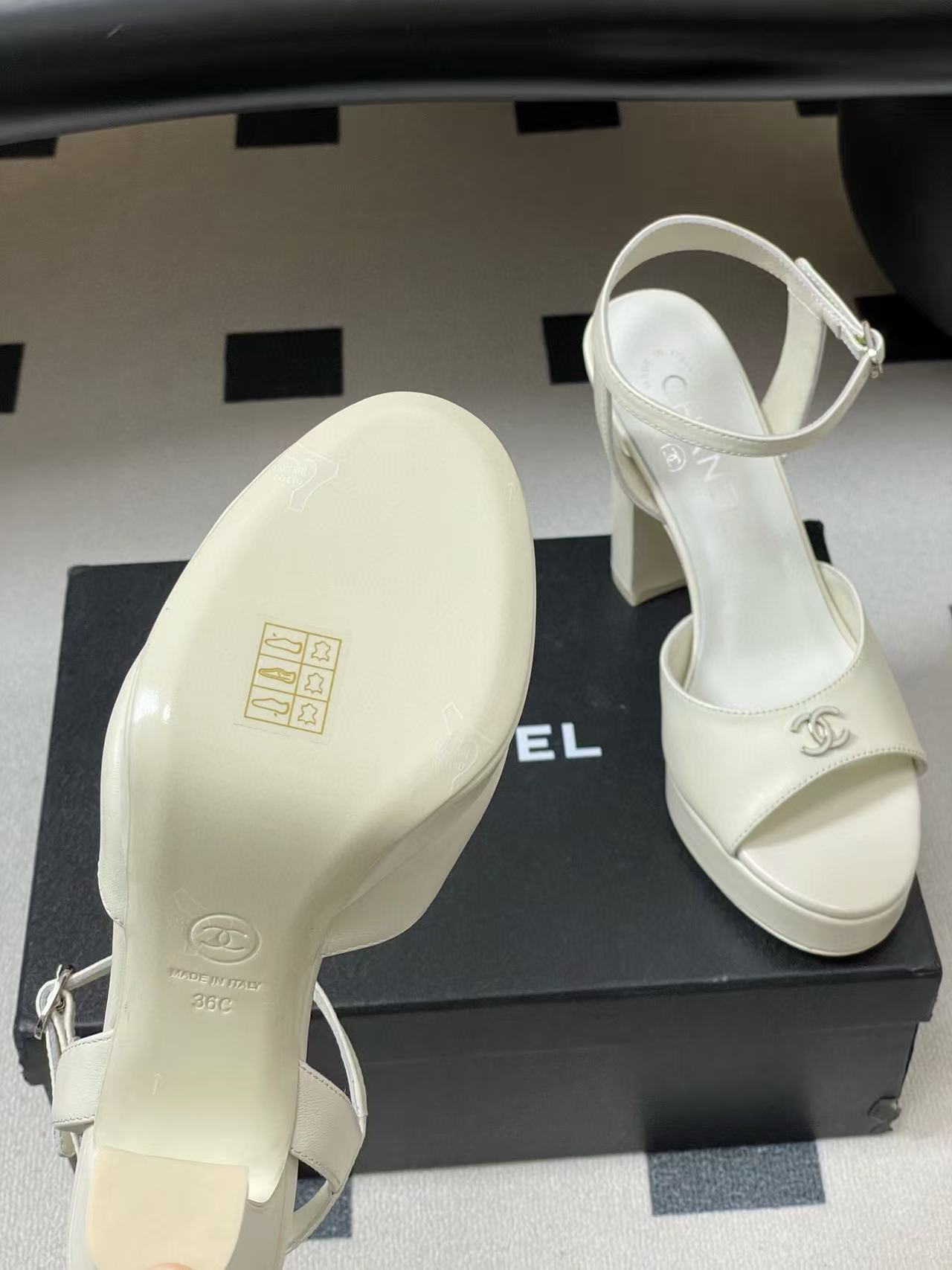 CHANE1 高品質ダブルCラムスキンハイヒール【50％割引+送料無料】