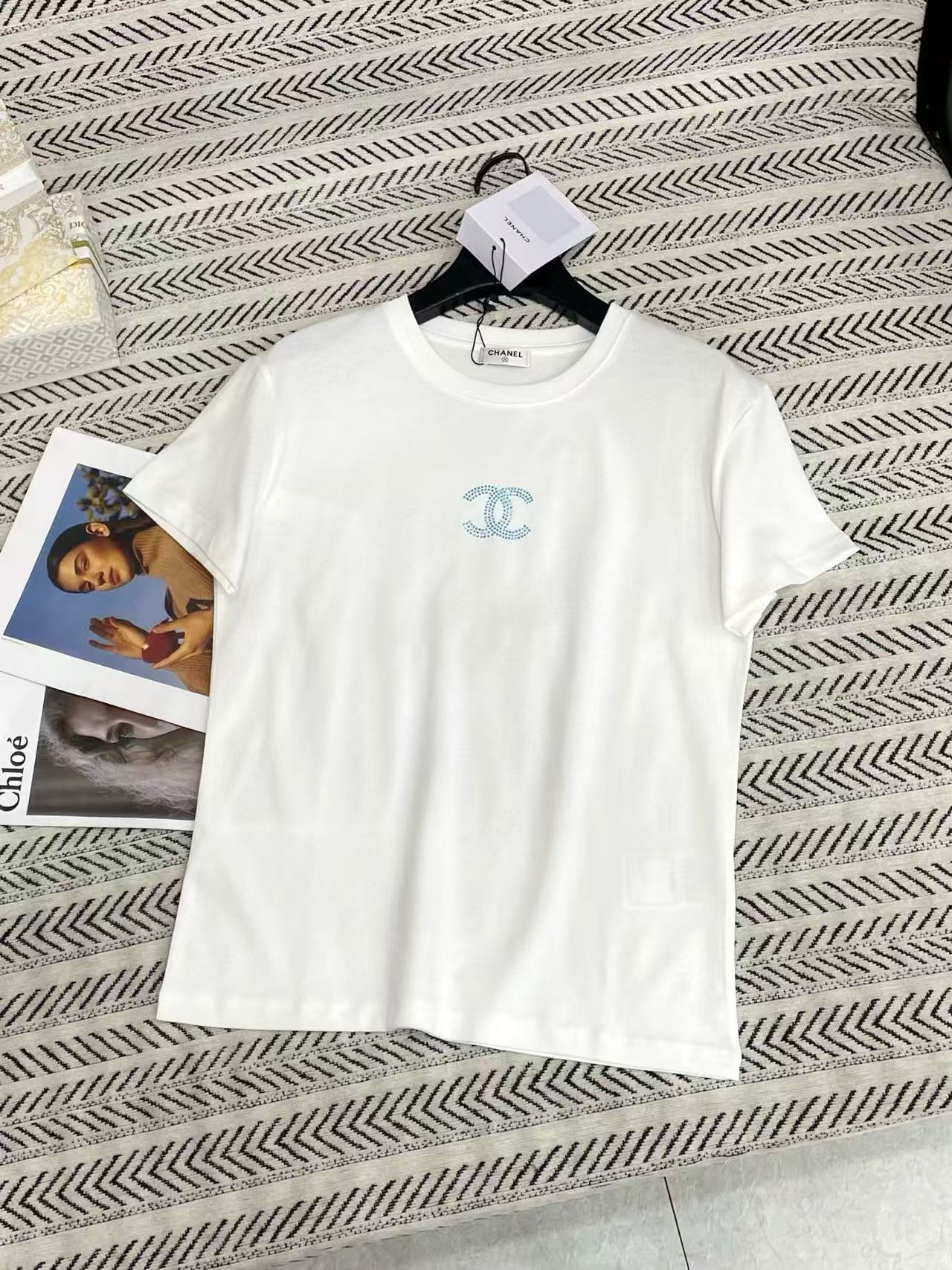 CHANE1 シンプルダブルC Tシャツ【50％割引+送料無料】