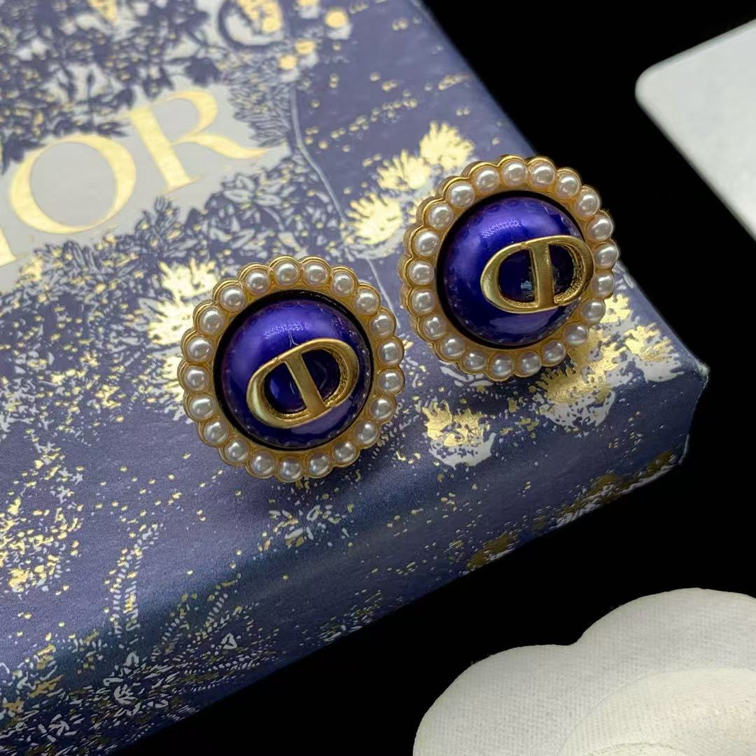 DI0R CDパールイヤリング【50％割引+送料無料】