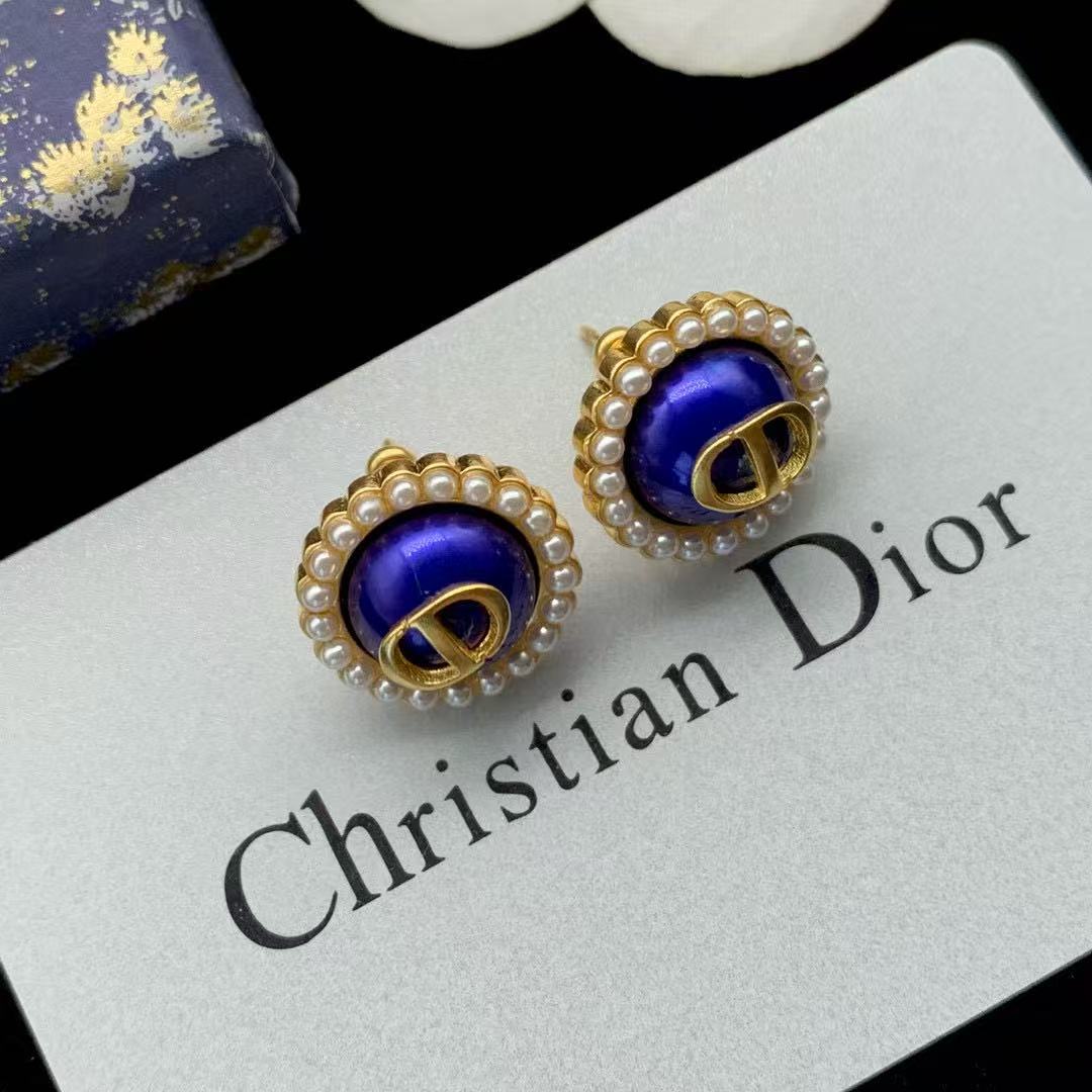 DI0R CDパールイヤリング【50％割引+送料無料】