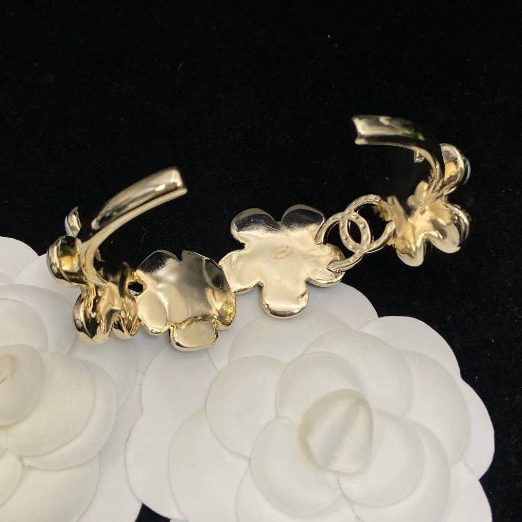 CHANE1 ブルーフラワーブレスレット【50％割引+送料無料】