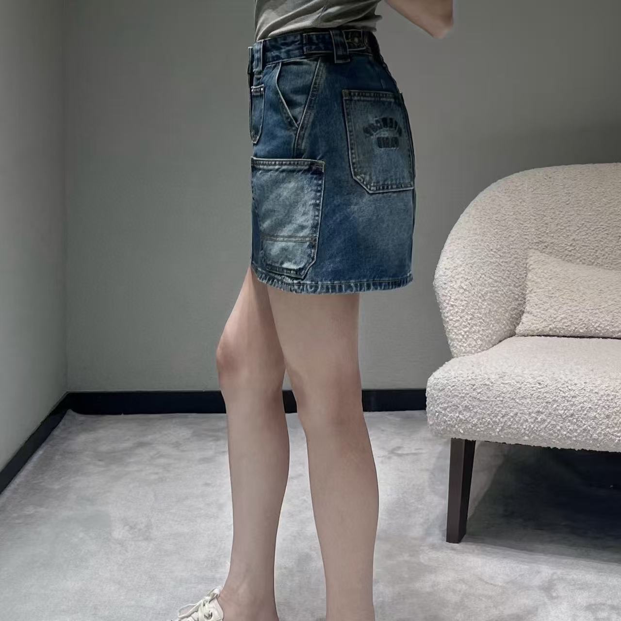 G1VENCHY 高品質デニムスカート【50％割引+送料無料】