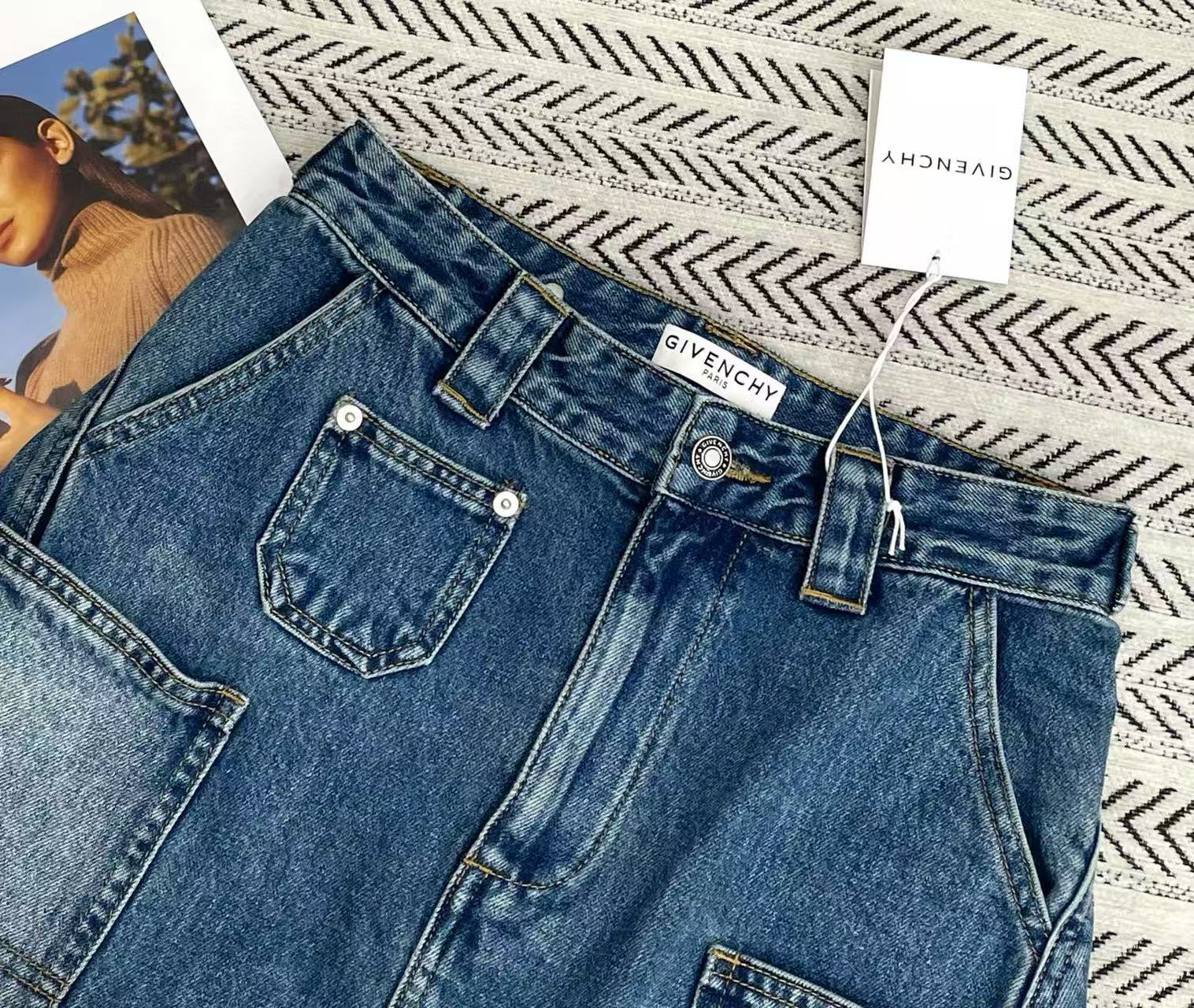 G1VENCHY 高品質デニムスカート【50％割引+送料無料】