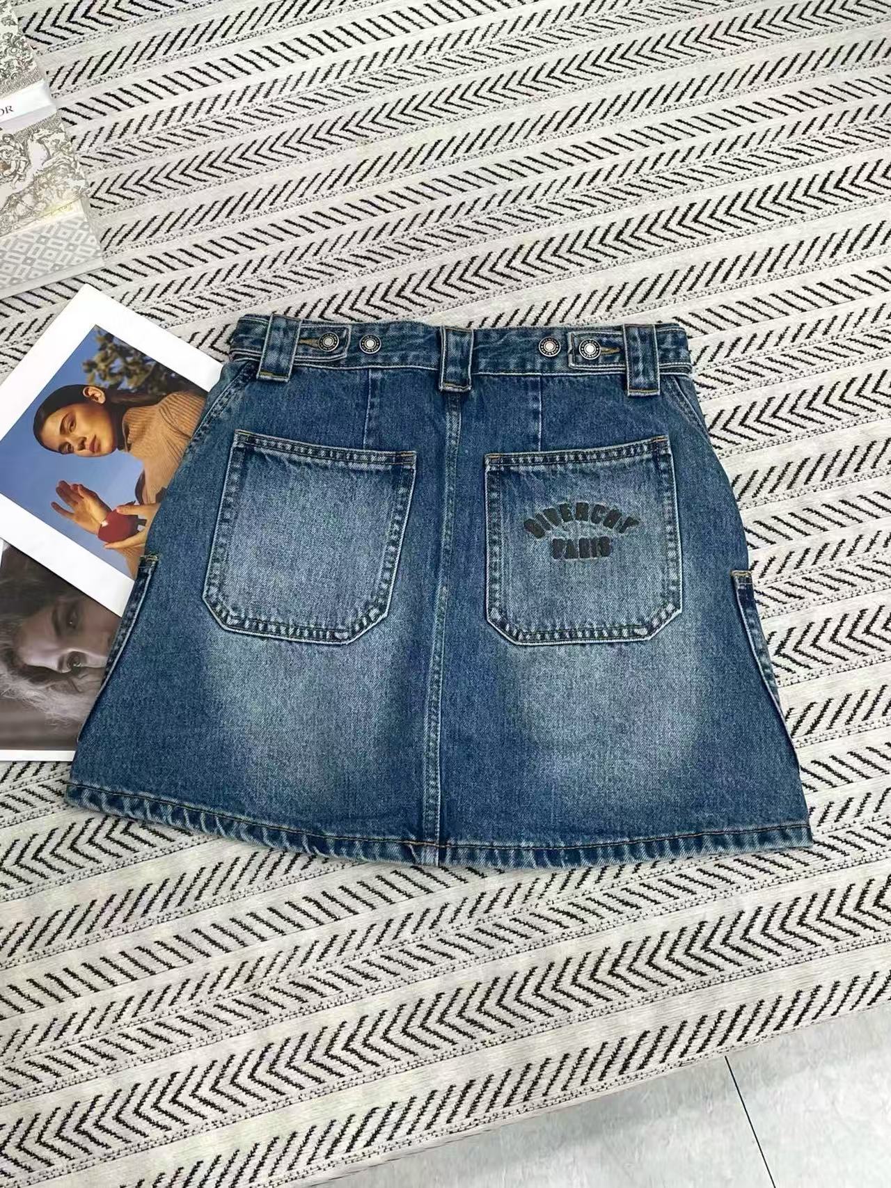 G1VENCHY 高品質デニムスカート【50％割引+送料無料】