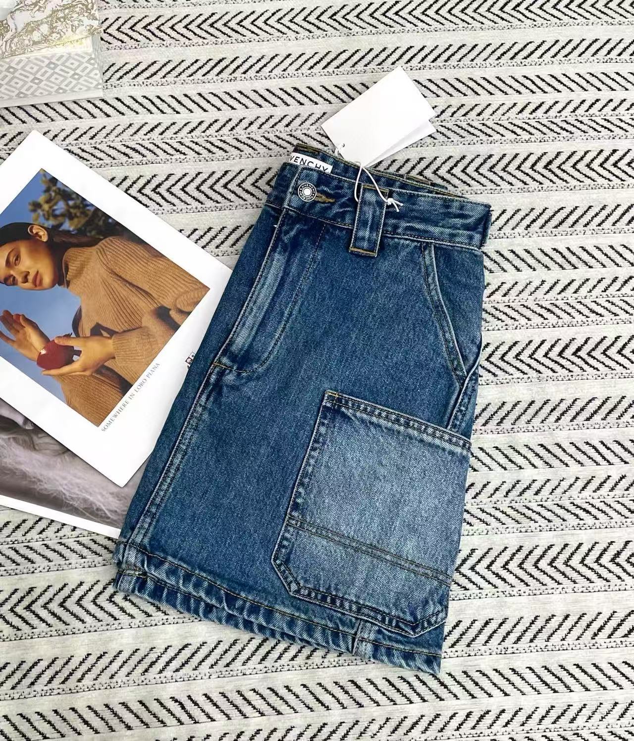 G1VENCHY 高品質デニムスカート【50％割引+送料無料】