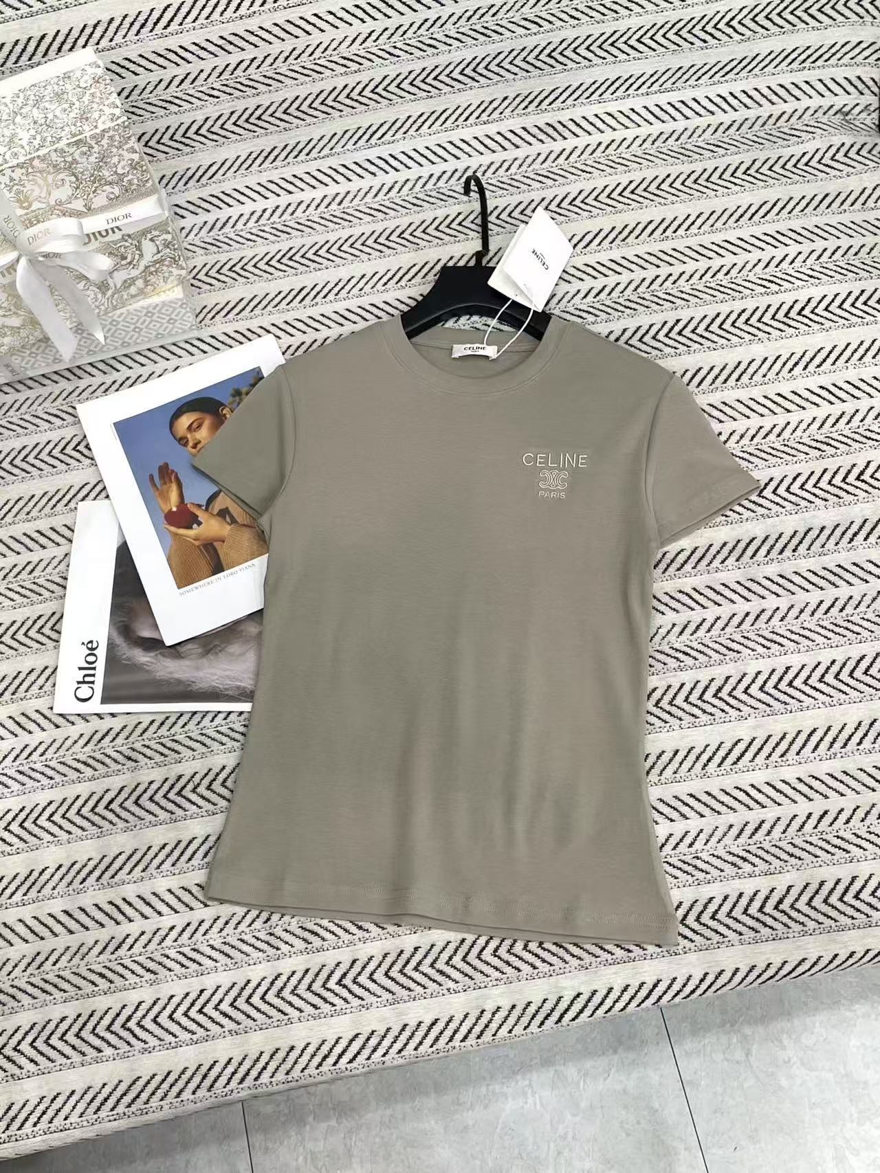 CEL1NE 凱旋門刺繍レターTシャツ【50％割引+送料無料】