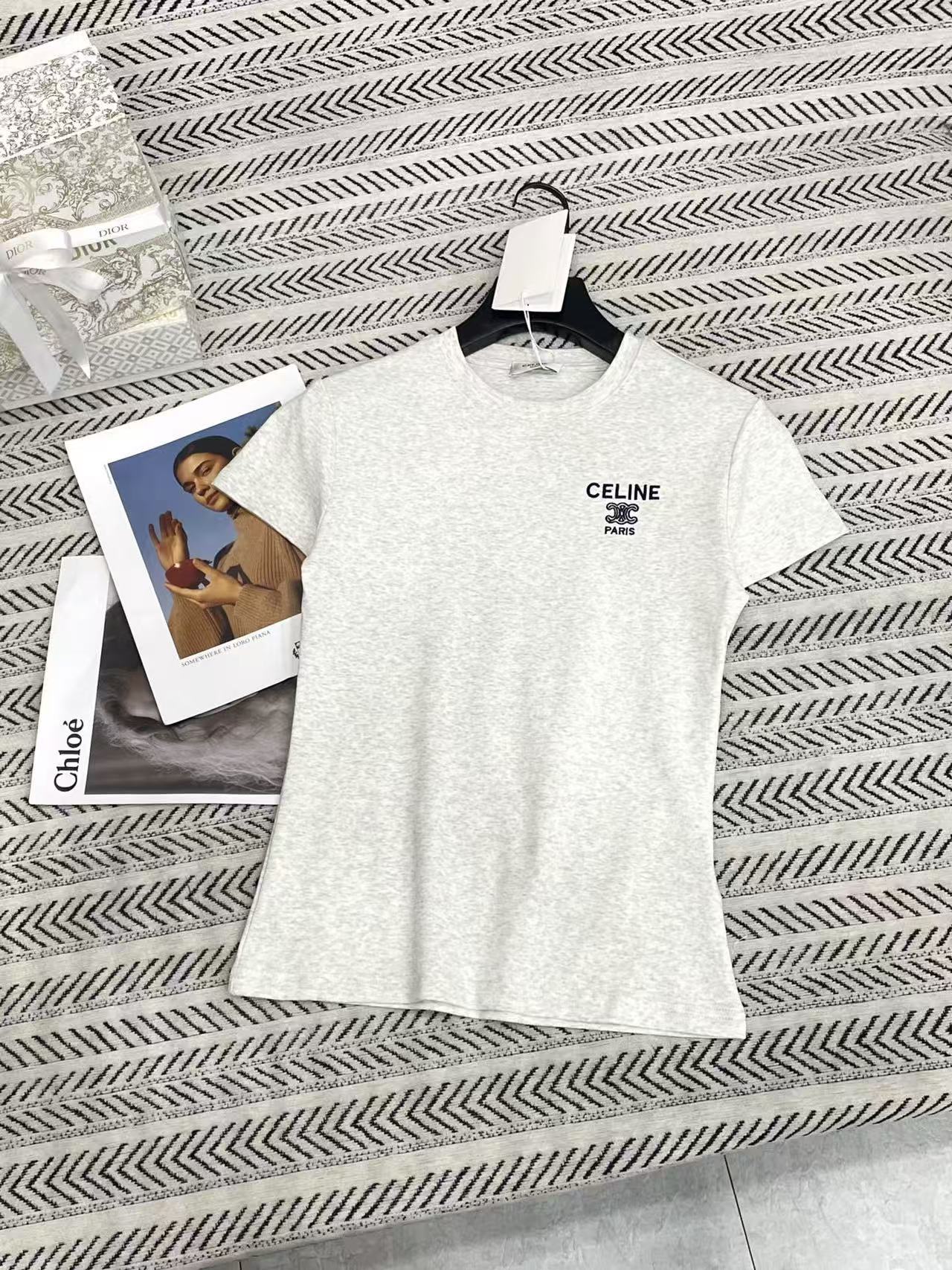 CEL1NE 凱旋門刺繍レターTシャツ【50％割引+送料無料】