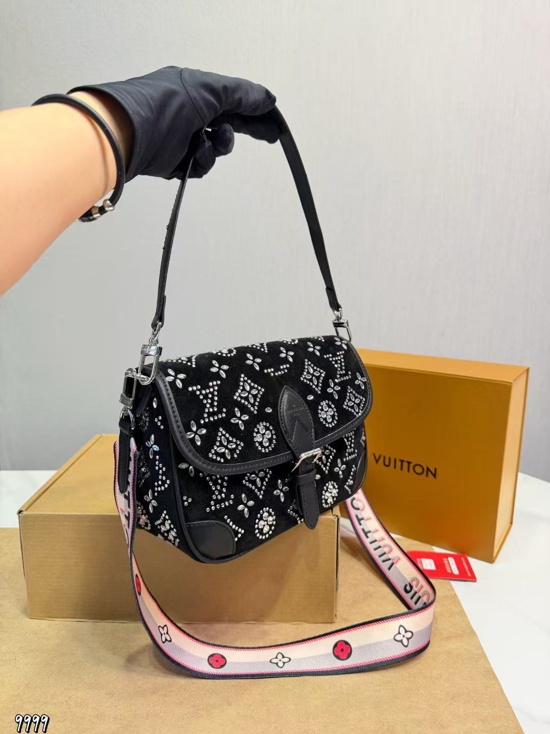 LV ダイヤモンド バゲット ショルダー/クロスボディバッグ【50％割引+送料無料】