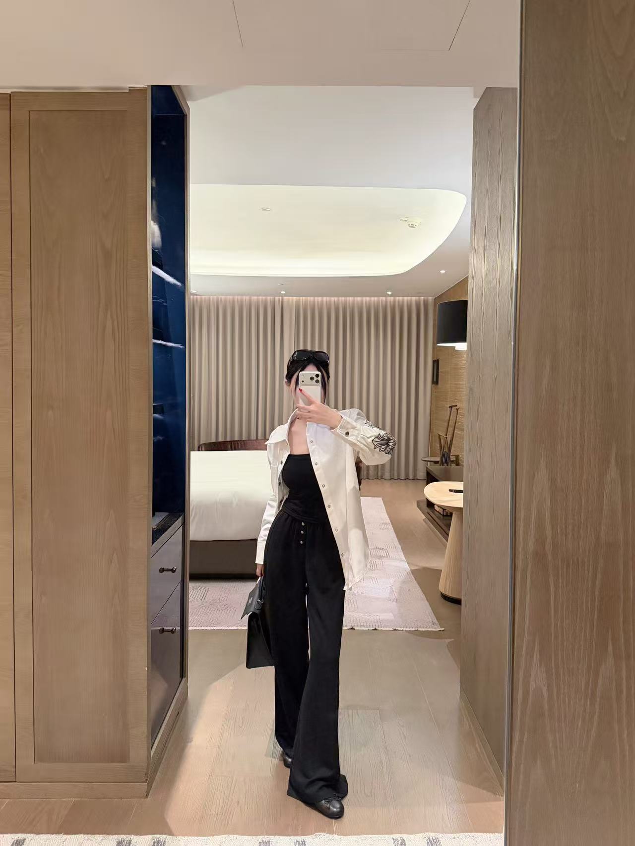 Chr0me Hearts刺繍ポケットシャツ【50％割引+送料無料】