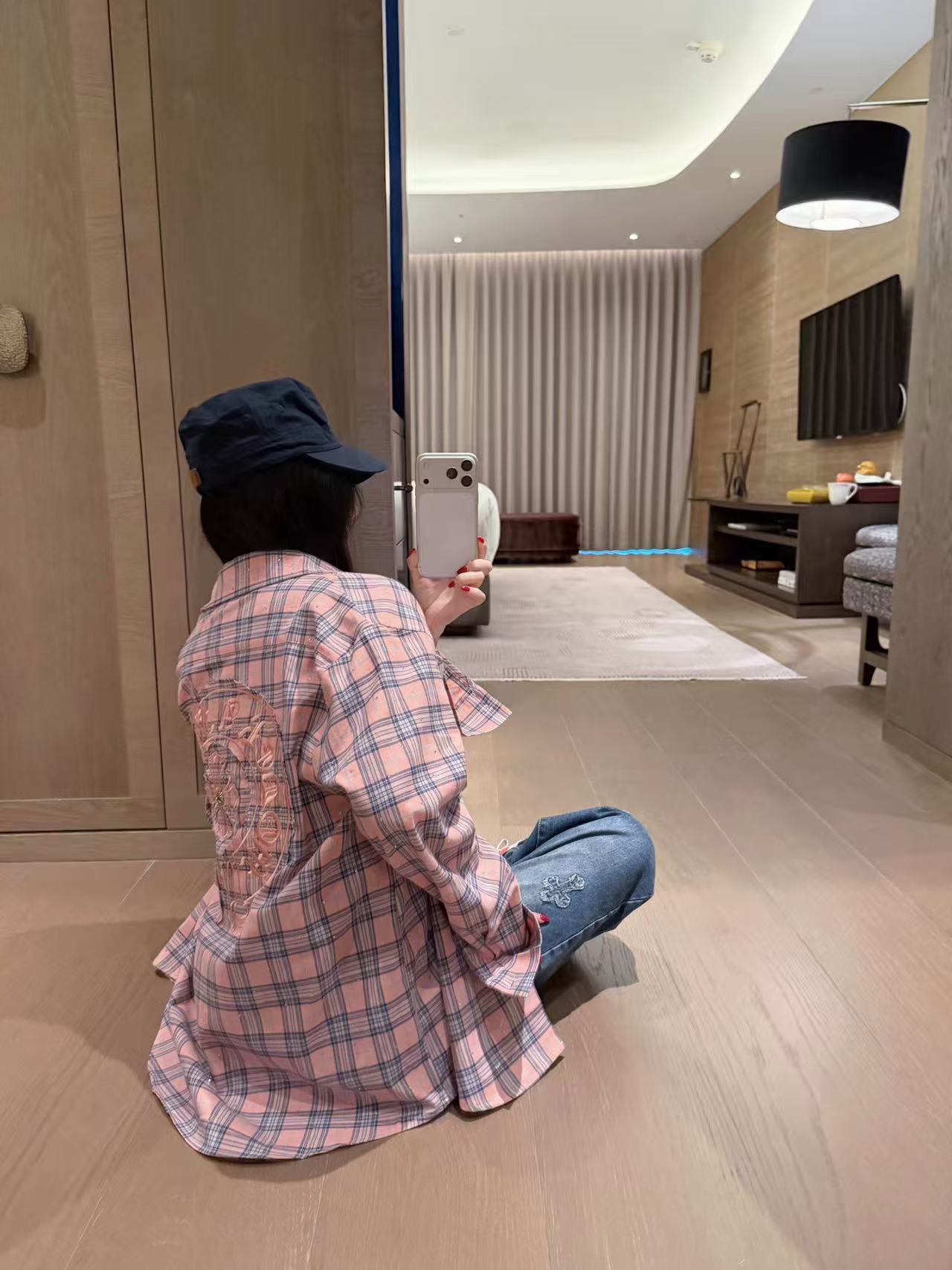 Chr0me Hearts チェックシャツ/ジーンズ【50％割引+送料無料】