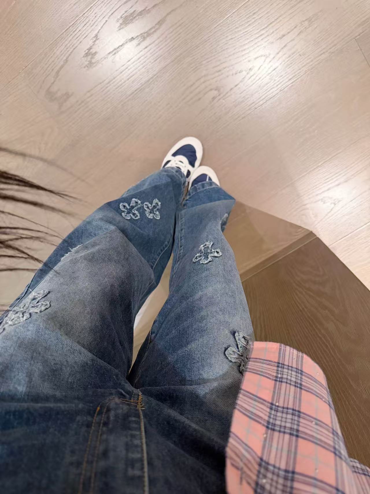 Chr0me Hearts チェックシャツ/ジーンズ【50％割引+送料無料】