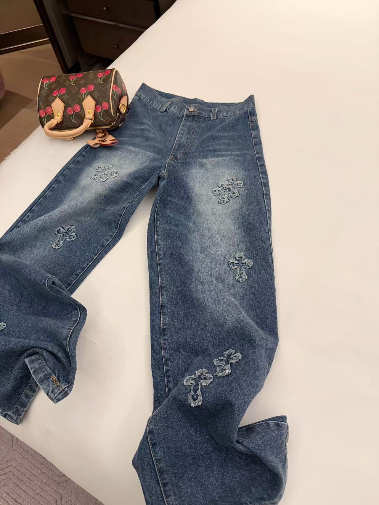 Chr0me Hearts チェックシャツ/ジーンズ【50％割引+送料無料】