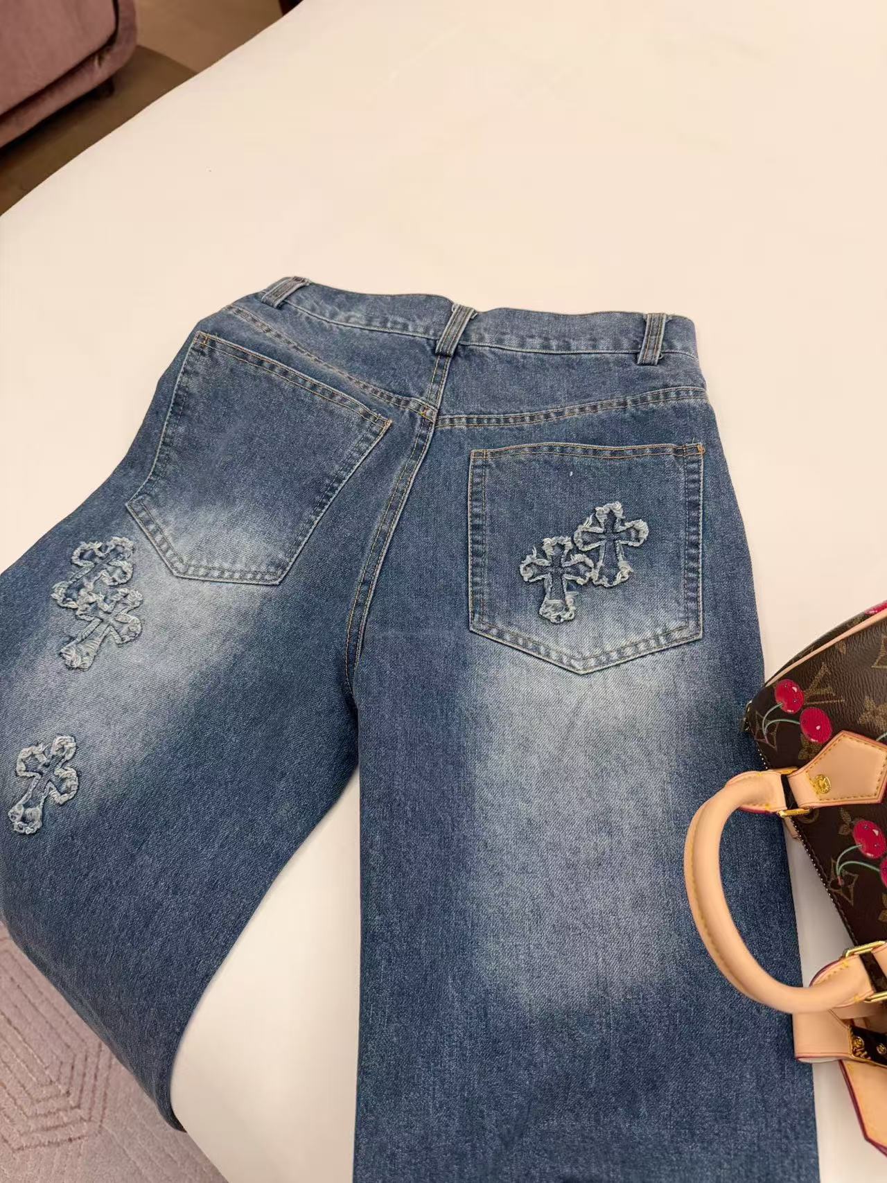 Chr0me Hearts チェックシャツ/ジーンズ【50％割引+送料無料】