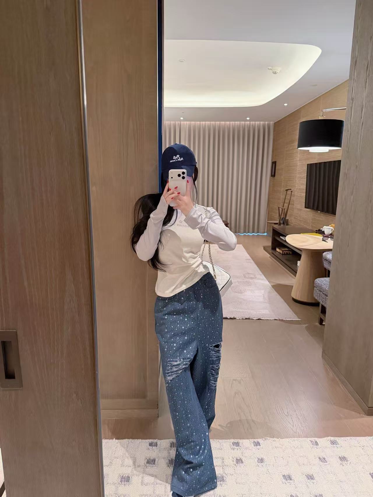 DIOR ファイブポインテッドスター カラーブロック Tシャツ【50％割引+送料無料】