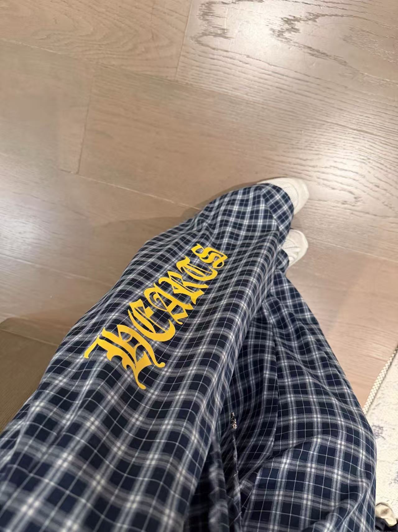 Chr0me Hearts チェック柄 レースアップ カジュアルパンツ【50％割引+送料無料】