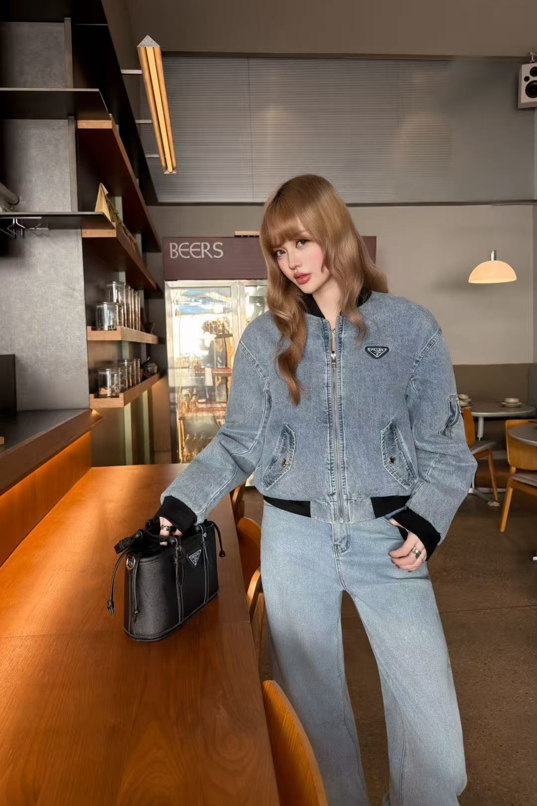 PR4DA トライアングルロゴ デニムジャケット【50％割引+送料無料】