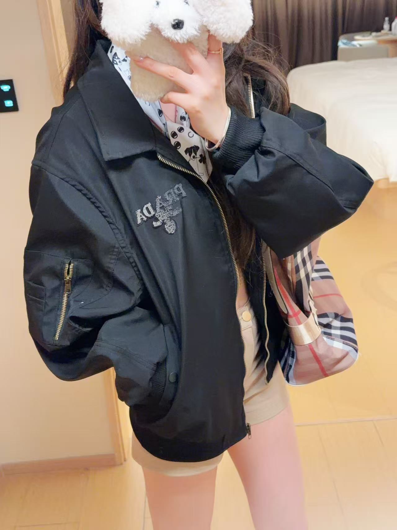 PR4DA ジッパーレタージャケット【50％割引+送料無料】