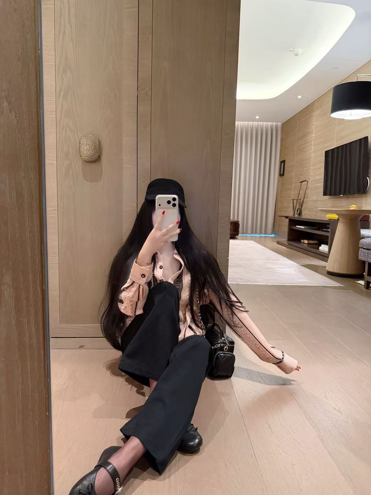 CHANE1 ダブルC レースブラウス【50％割引+送料無料】