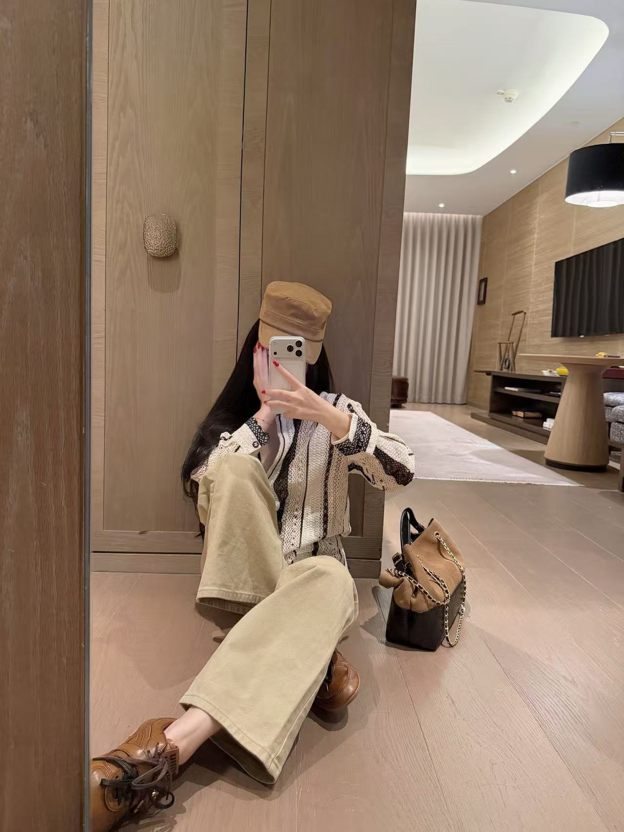 CHANE1 ダブルC レースブラウス【50％割引+送料無料】