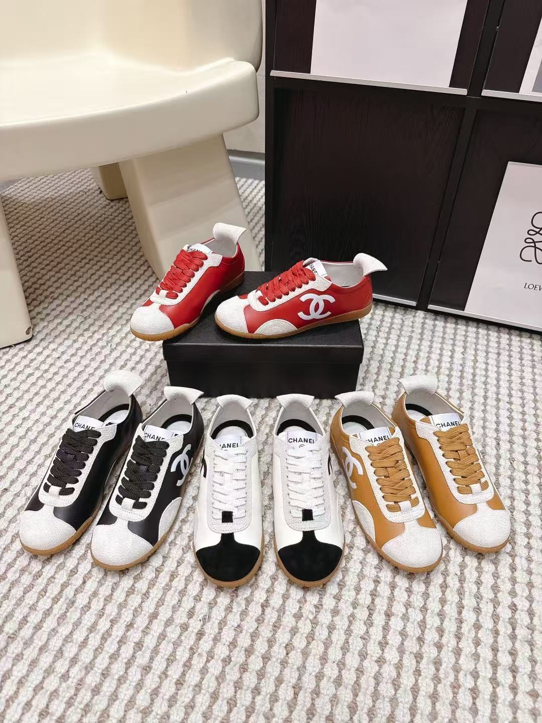 CHANE1 高品質ダブルCカジュアルシューズ【50％割引+送料無料】
