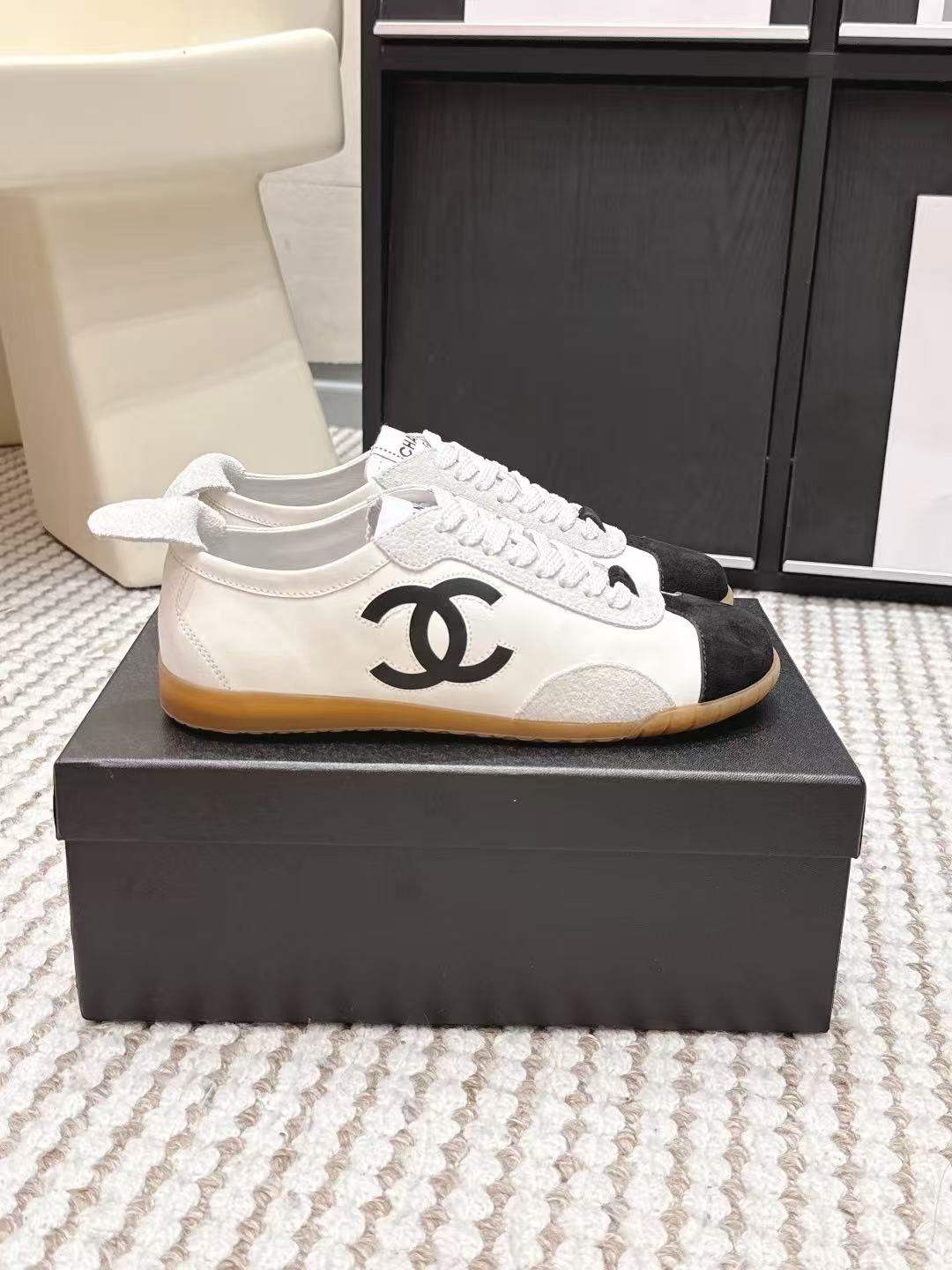 CHANE1 高品質ダブルCカジュアルシューズ【50％割引+送料無料】