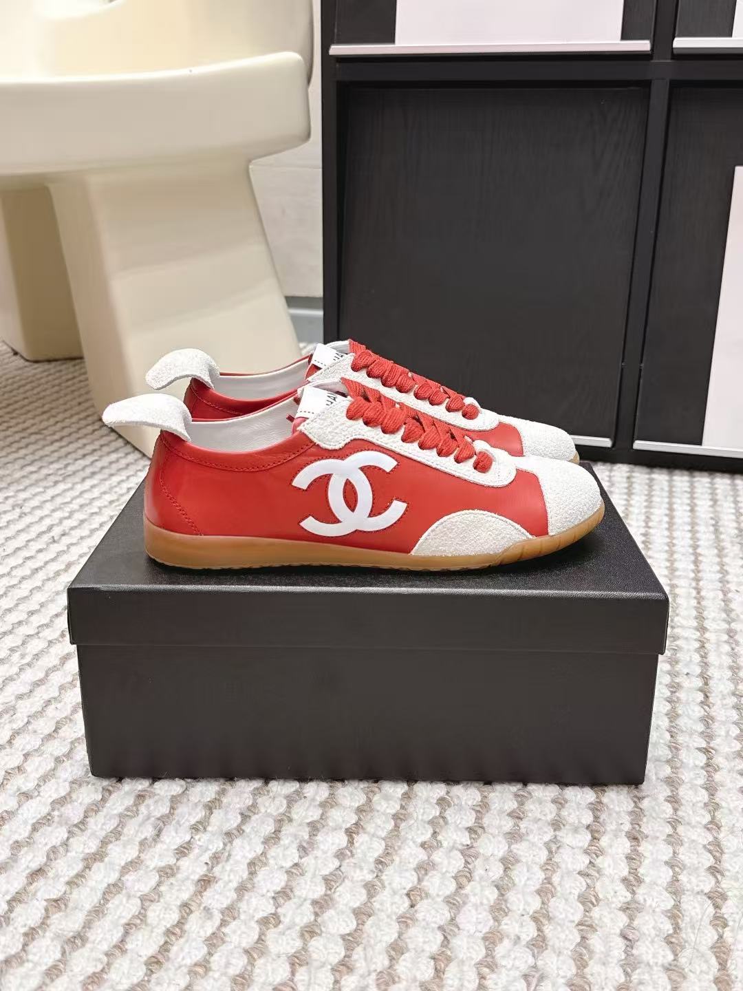 CHANE1 高品質ダブルCカジュアルシューズ【50％割引+送料無料】