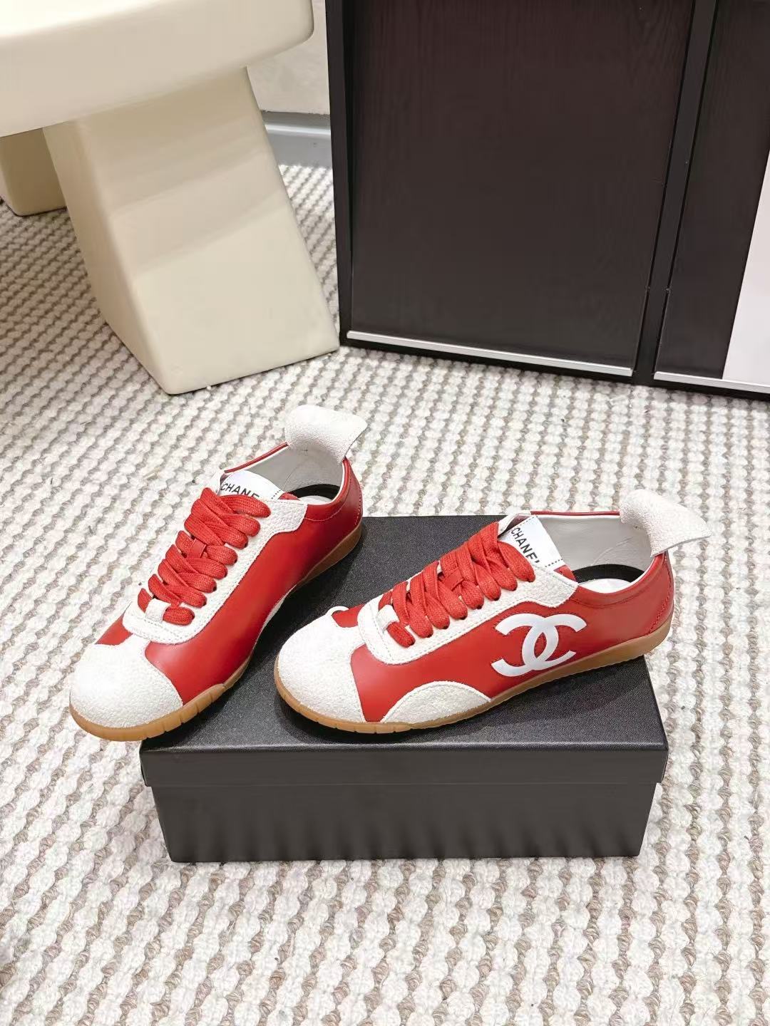 CHANE1 高品質ダブルCカジュアルシューズ【50％割引+送料無料】