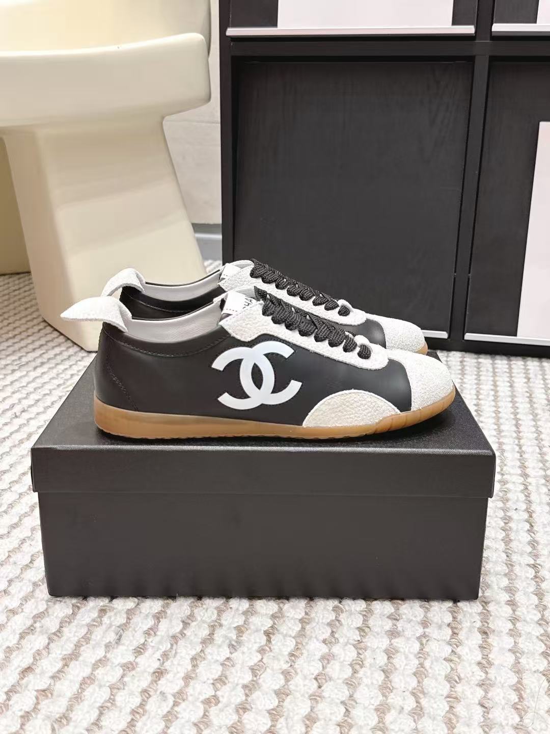 CHANE1 高品質ダブルCカジュアルシューズ【50％割引+送料無料】