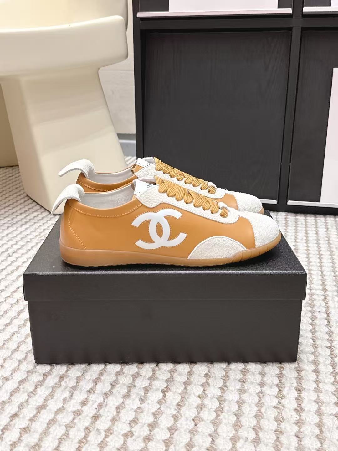 CHANE1 高品質ダブルCカジュアルシューズ【50％割引+送料無料】