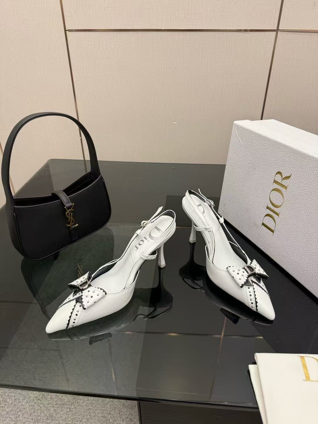 PR4DA 高品質ボウタイレザーハイヒール【50％割引+送料無料】