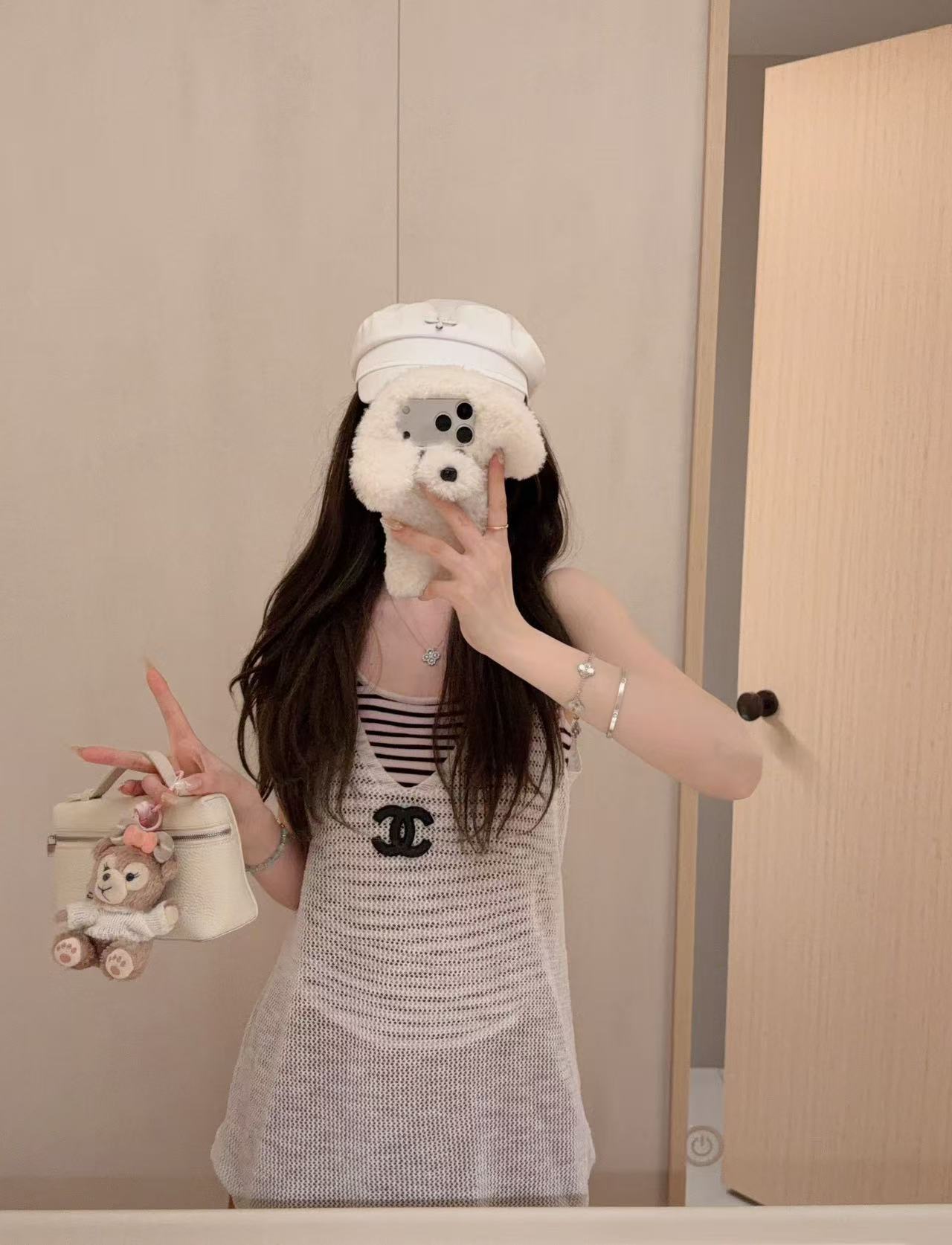 CHANE1 ダブルC ホローアウトベスト【50％割引+送料無料】