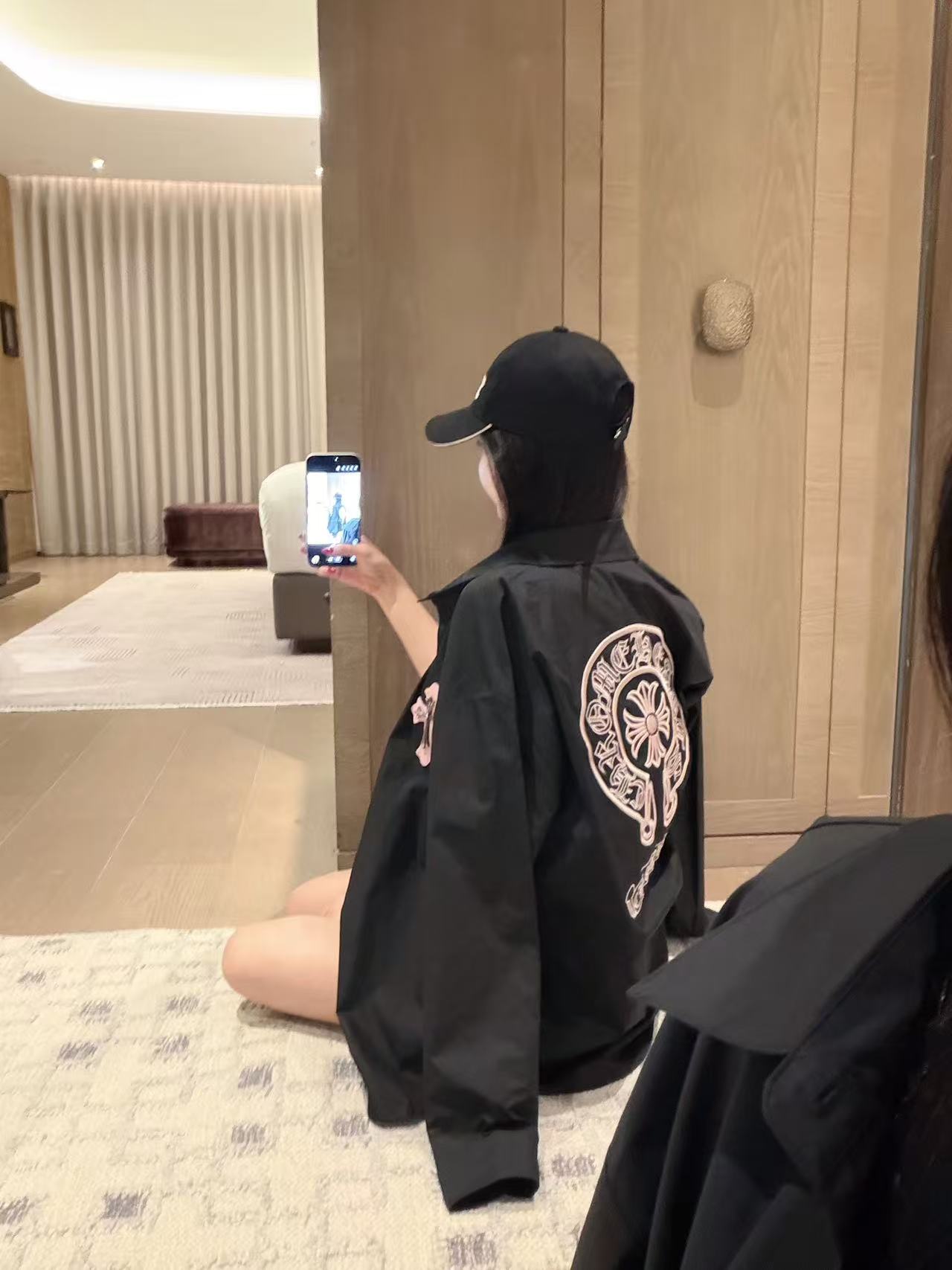 Chr0me Hearts 刺繍シャツとソックスのツーピースセット【50％割引+送料無料】