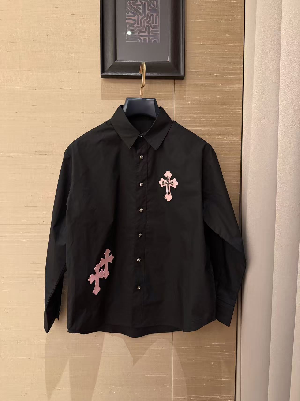 Chr0me Hearts 刺繍シャツとソックスのツーピースセット【50％割引+送料無料】