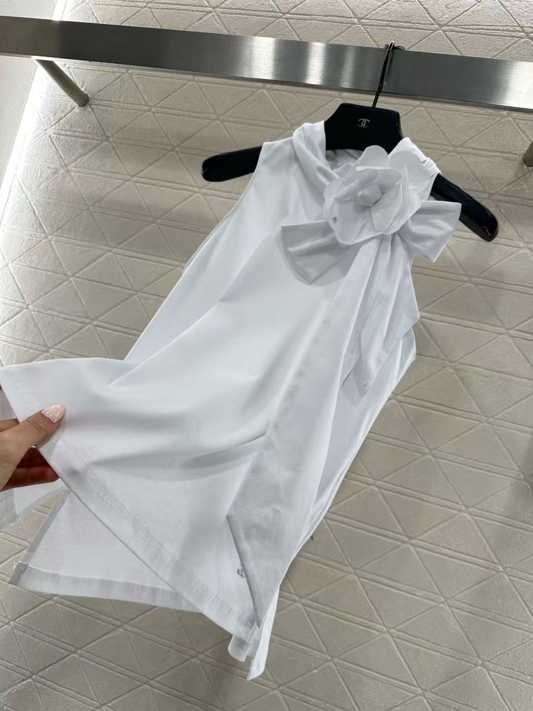 CHANE1 ノースリーブ花柄ベスト【50％割引+送料無料】