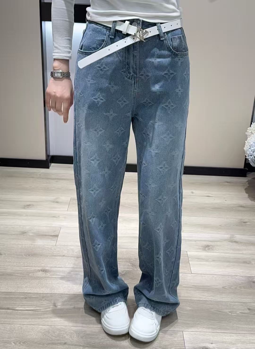 LVプリントジーンズ【50％割引+送料無料】