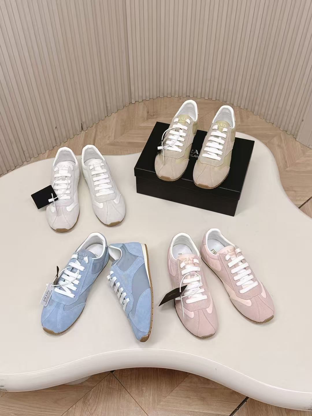 PR4DA 高品質レースアップカジュアルシューズ【50％割引+送料無料】