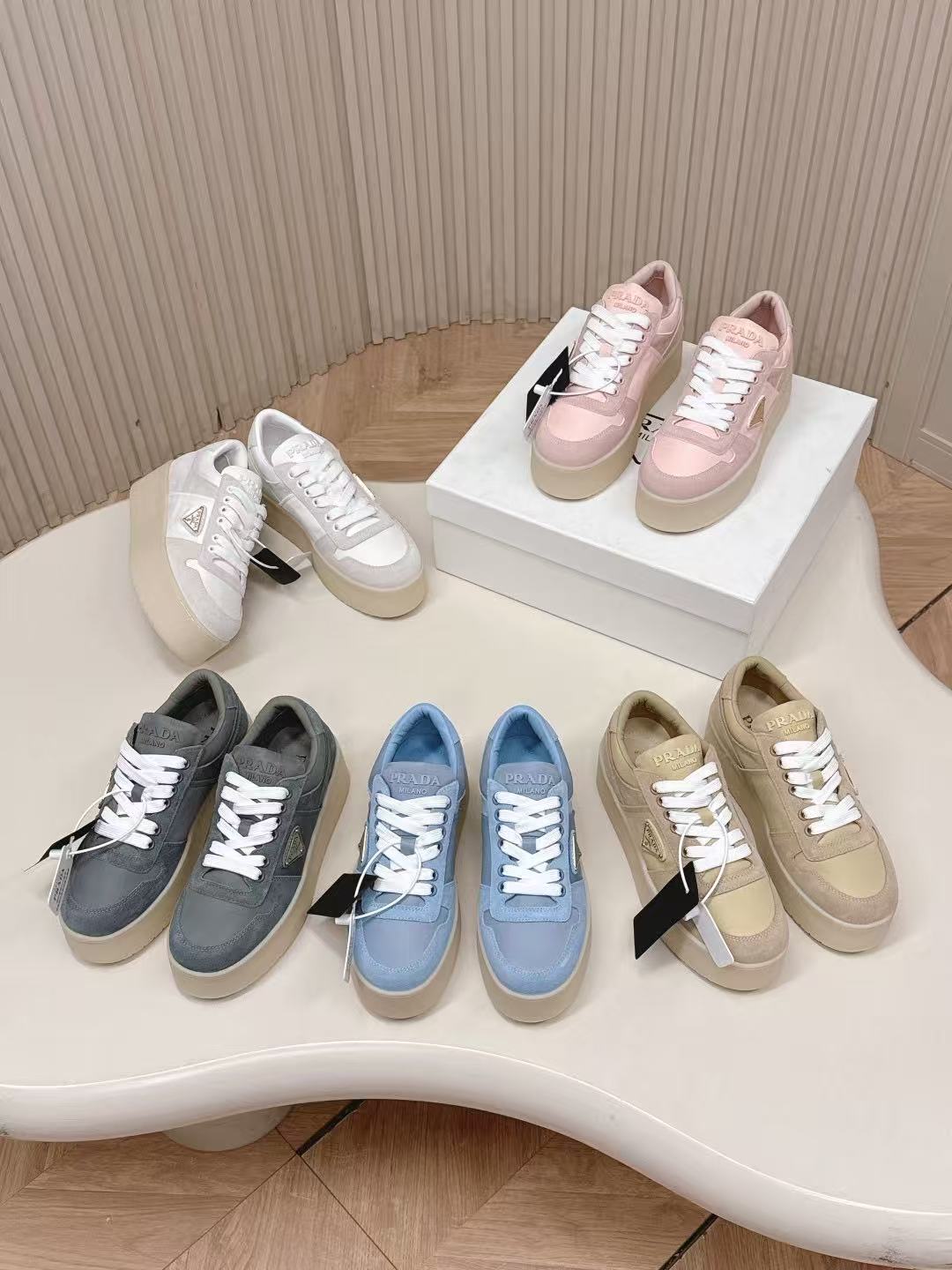 PR4DA 高品質プラットフォームカジュアルシューズ【50％割引+送料無料】