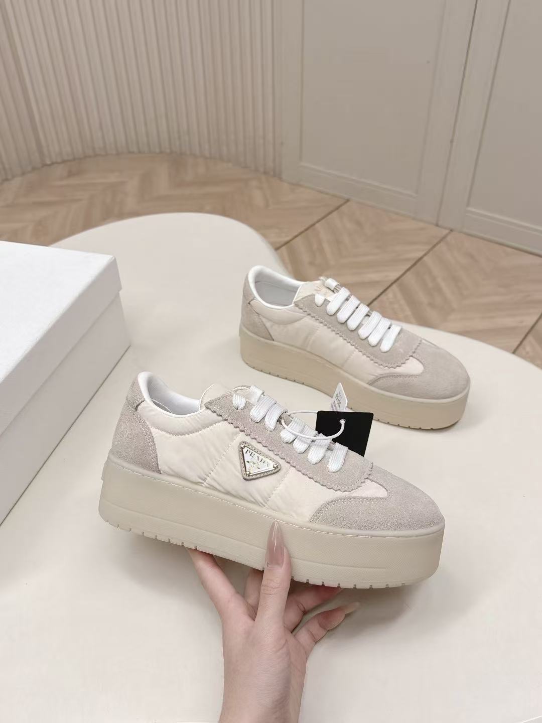 PR4DA 高品質プラットフォームカジュアルシューズ【50％割引+送料無料】