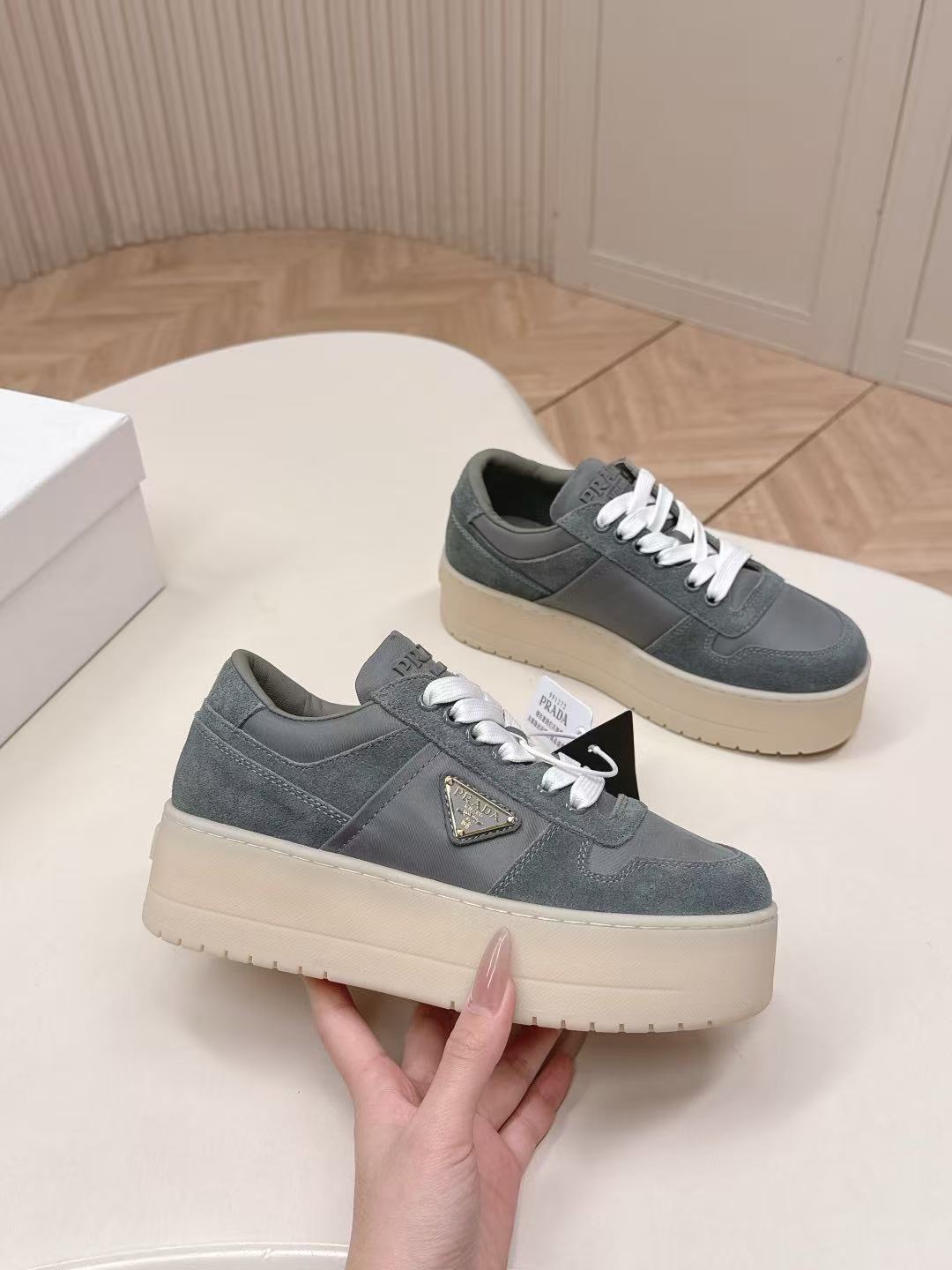 PR4DA 高品質プラットフォームカジュアルシューズ【50％割引+送料無料】